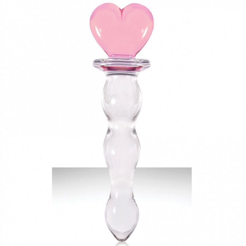 Gift Me A Glass Heart Dildo