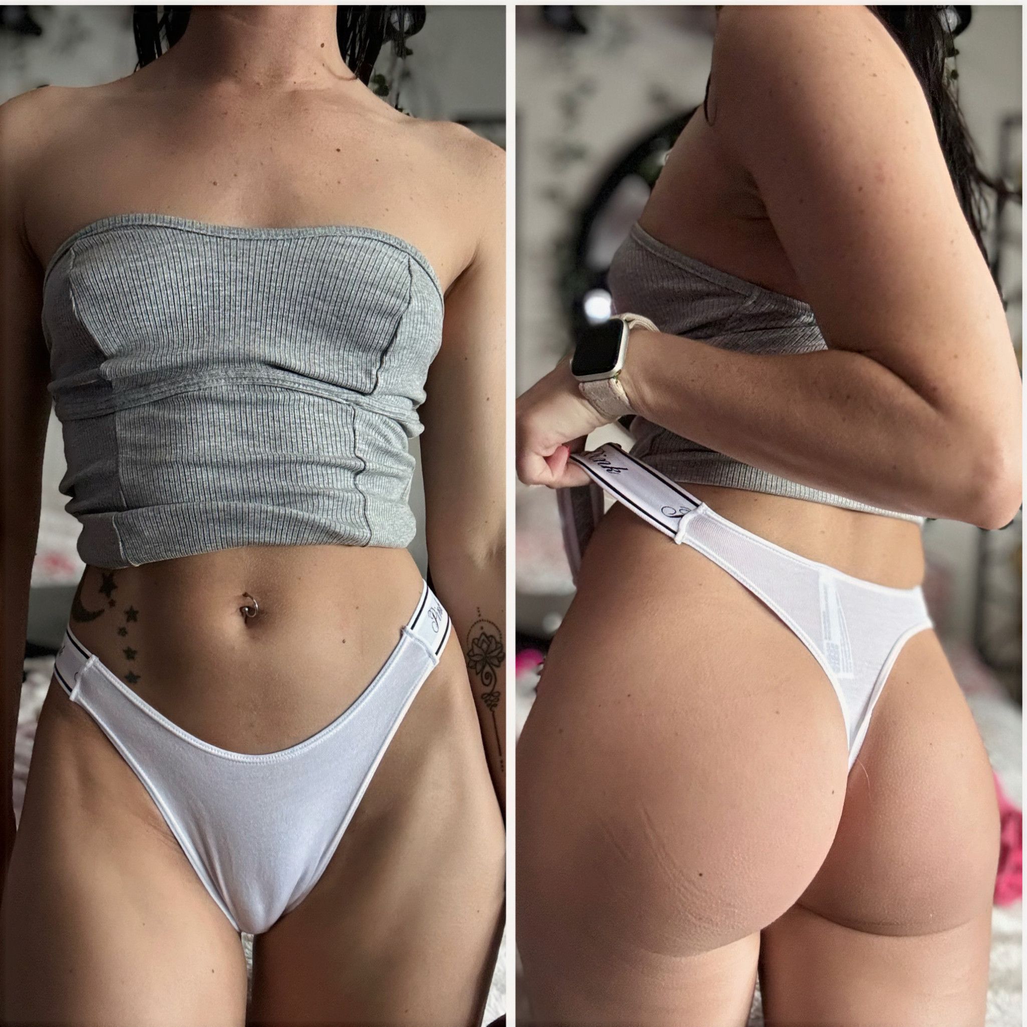 Victorias Secret white thong