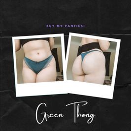 Cute Green Thong Panties