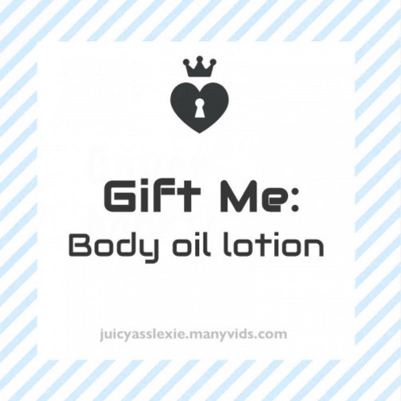 Body oil lotion