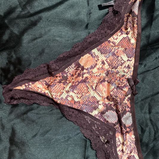 Snake Skin Victorias Secret Thongs BBW