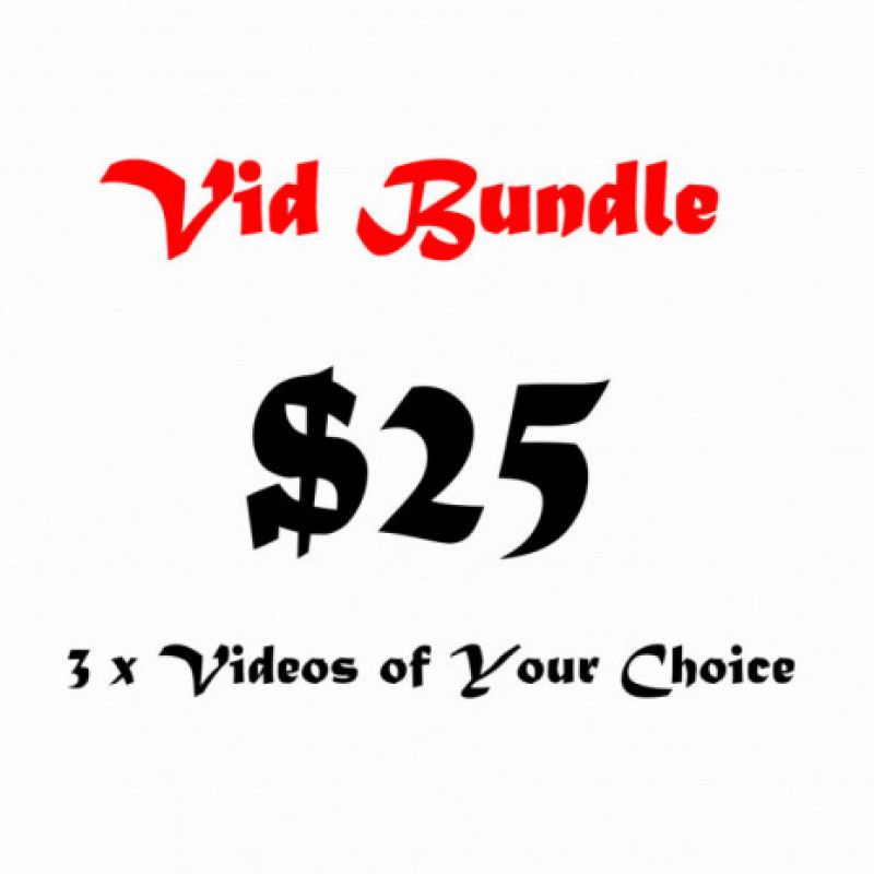 Any 3 Vids Bundle