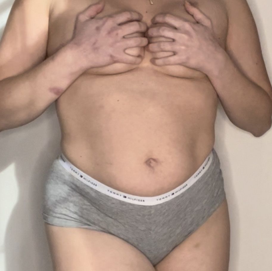 Grey cotton Tommy Hilfiger panty