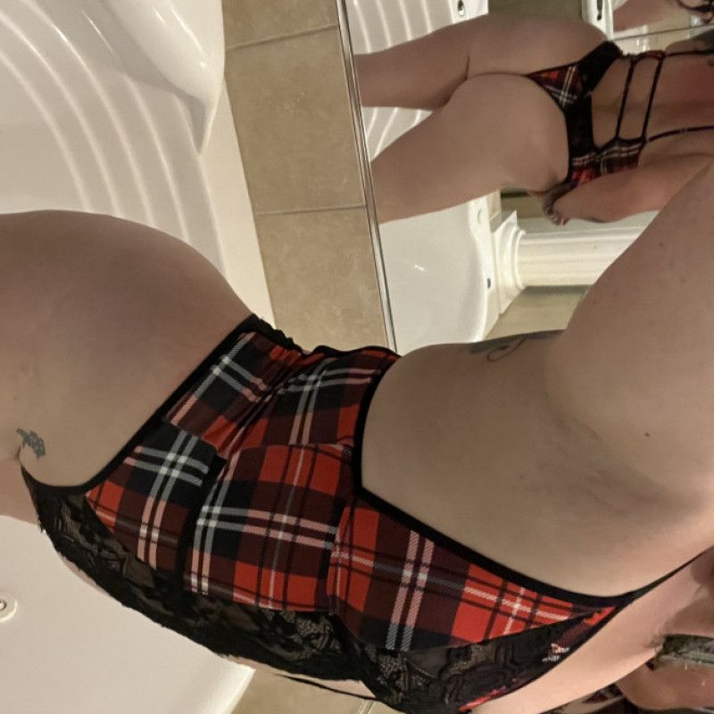 Plaid body suit