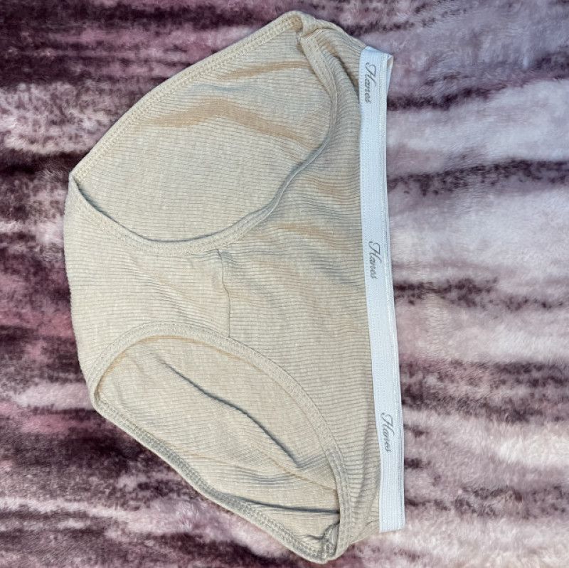 Beige Cotton Panties