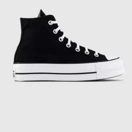 All Star Lift Hi Platform Trainers Black White