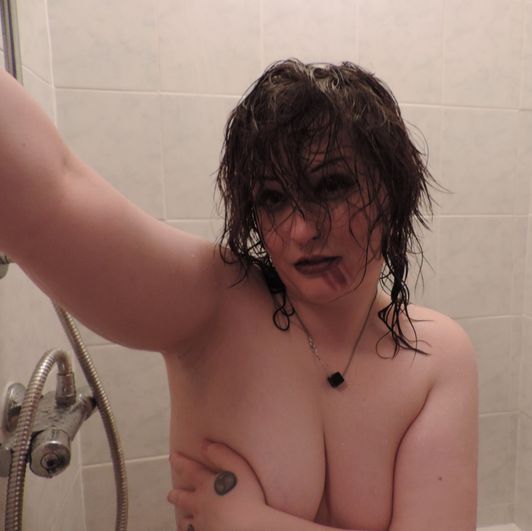 Shower with the Goth