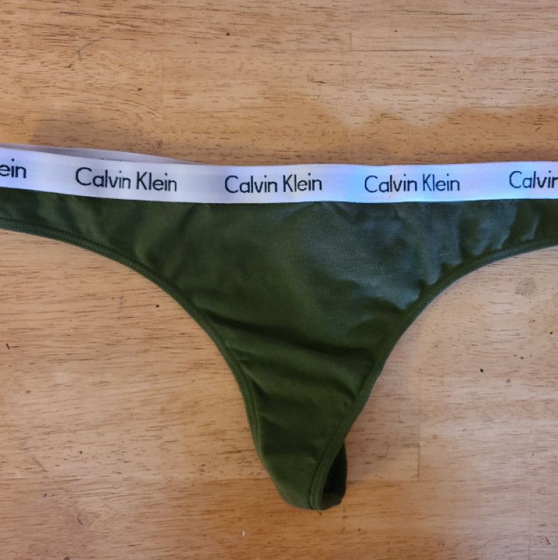 Green Thong Worn During Livestream