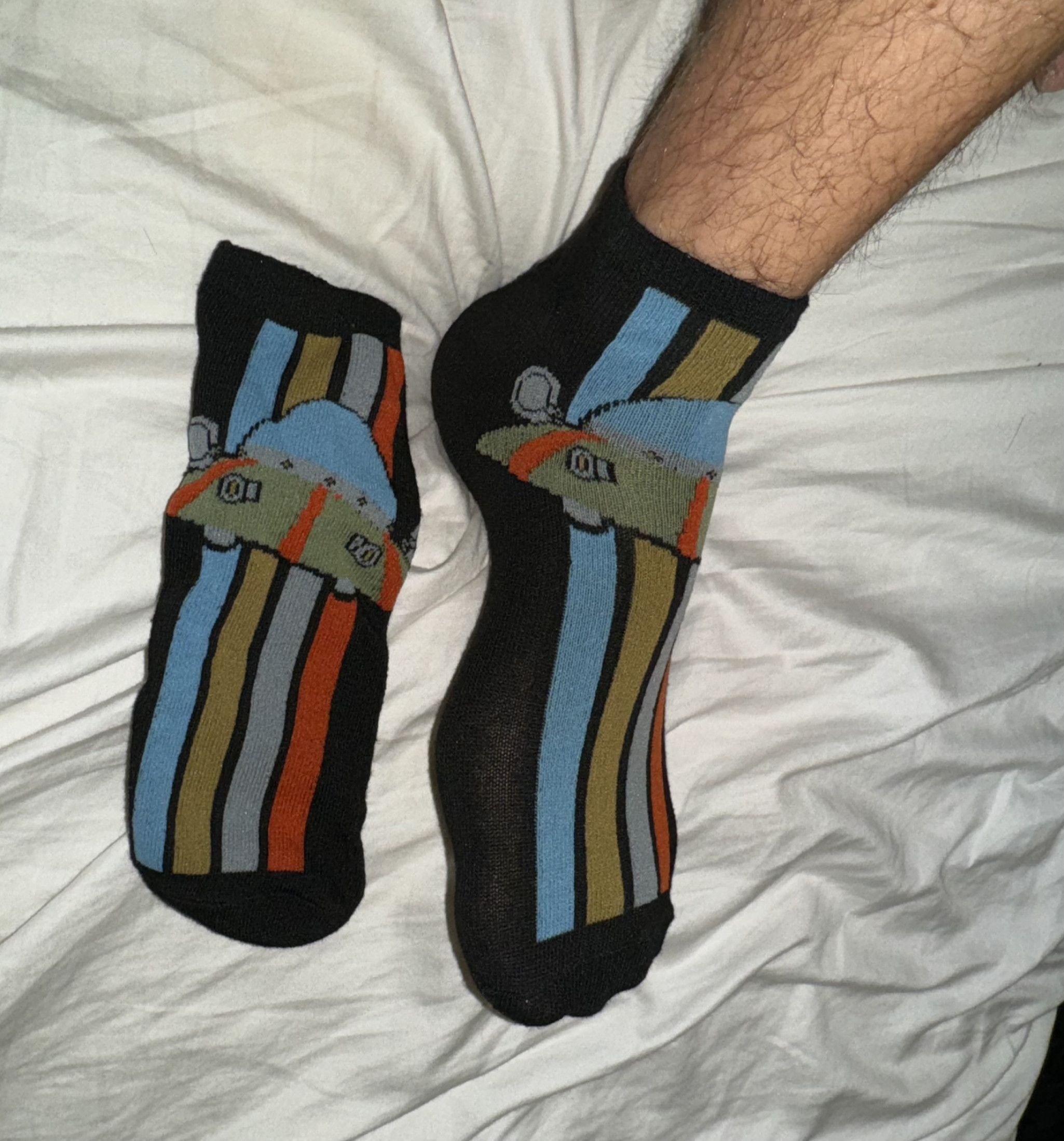 Socks with choice of cum or pee