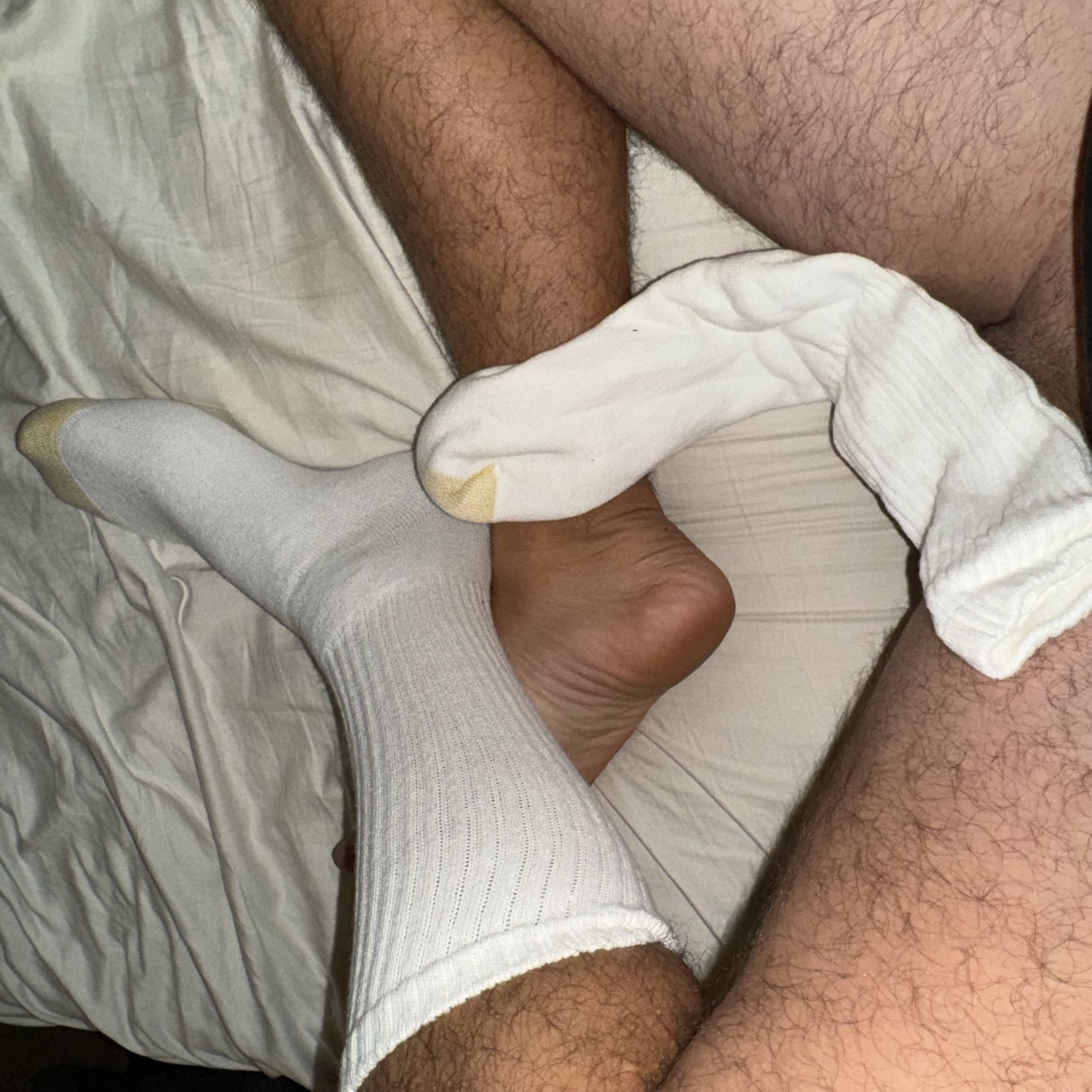 Socks with choice of cum or pee