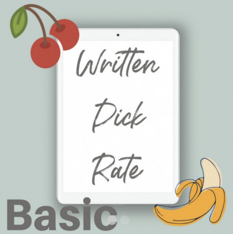 Personal Written Dick Rating BASIC