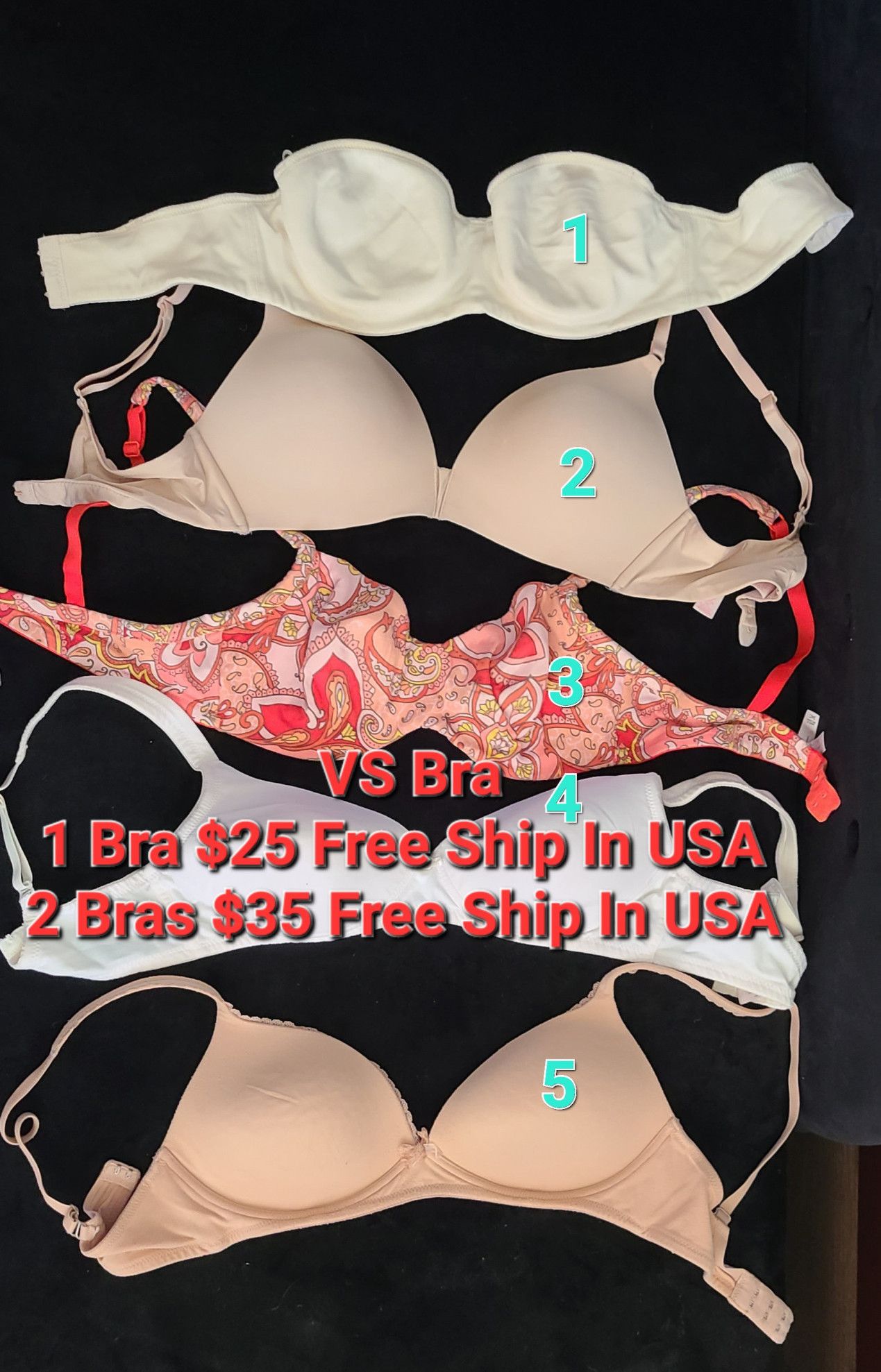 VS Well Worn Loved Bras