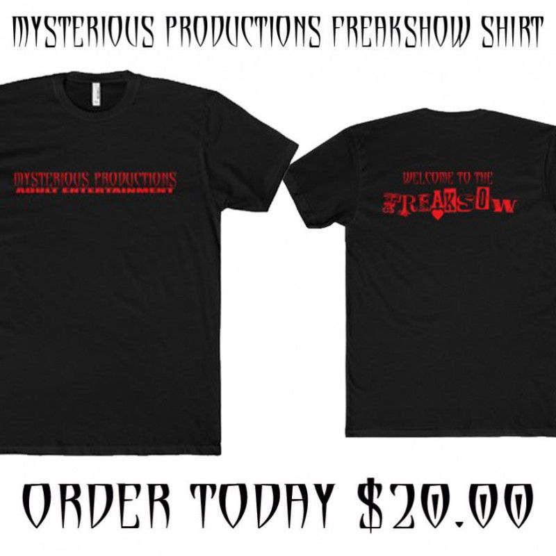 MYSTERIOUS PRODUCTIONS FREAKSHOW SHIRT