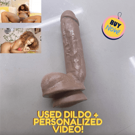 Pussy Covered Dildo and Personalized Video