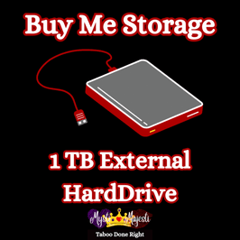 Buy Me a 1 TB External Harddrive for Vid Storage