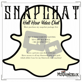 Snapchat AddOn: Half Hour Video Chat