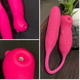 USED Pink Suck and Thrust Toy