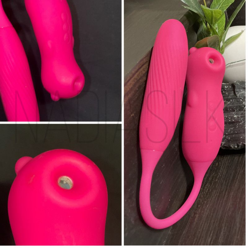 USED Pink Suck and Thrust Toy