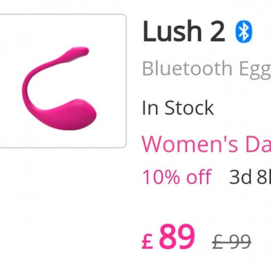 Lush2  remote Bluetooth Vibrator