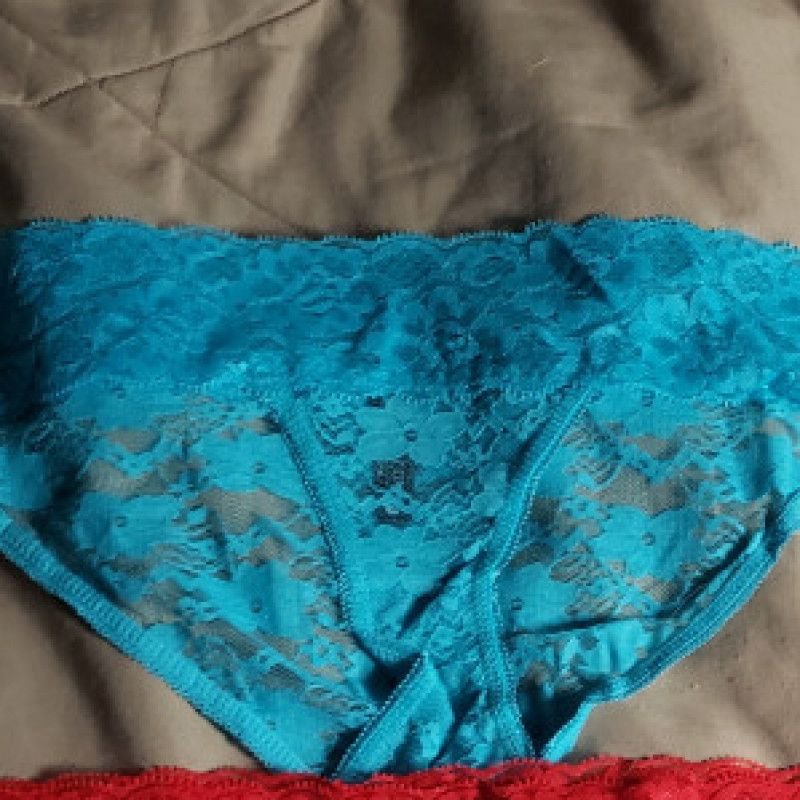 Lacey blue panty