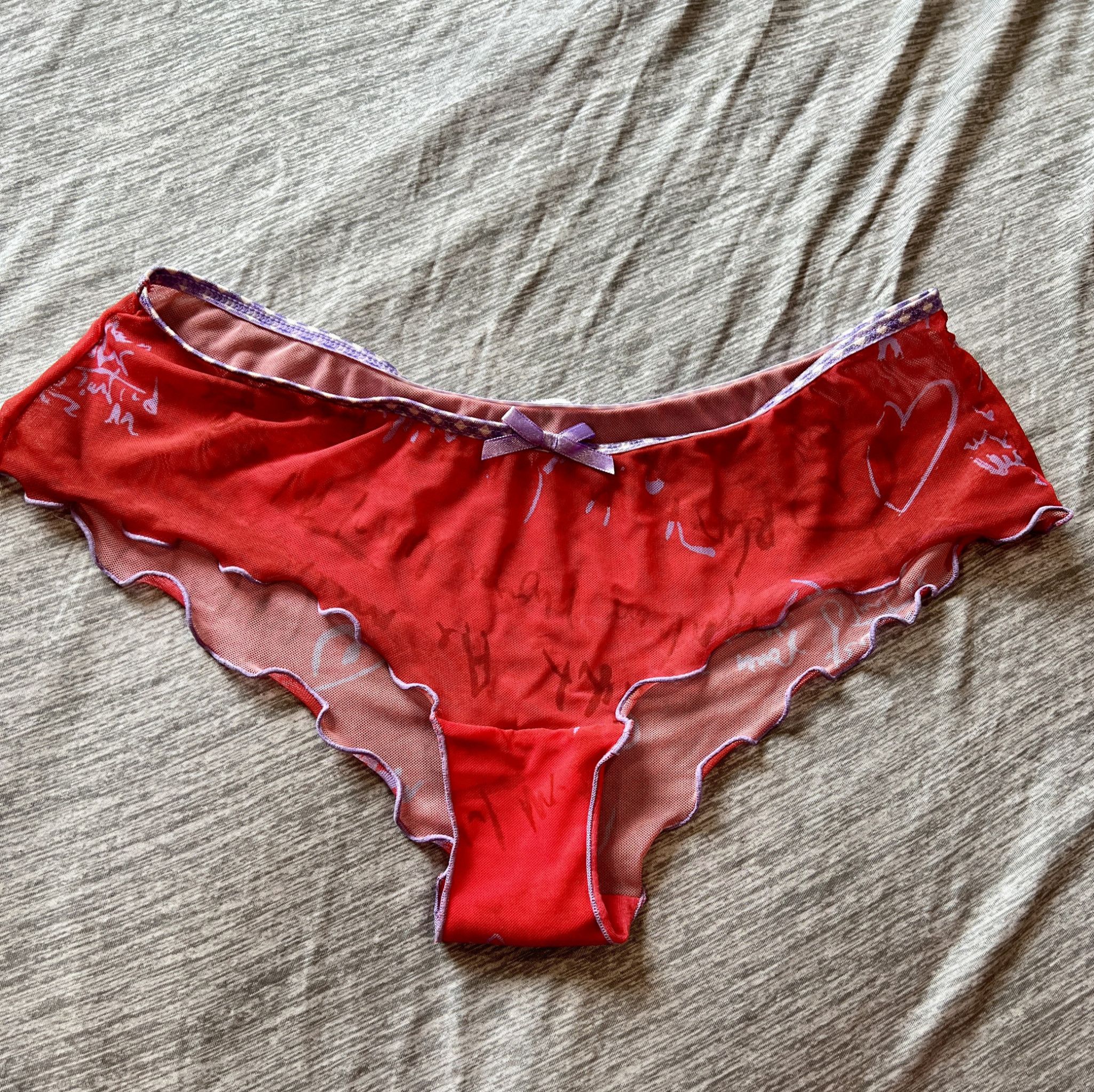 Red Cheeky Panties