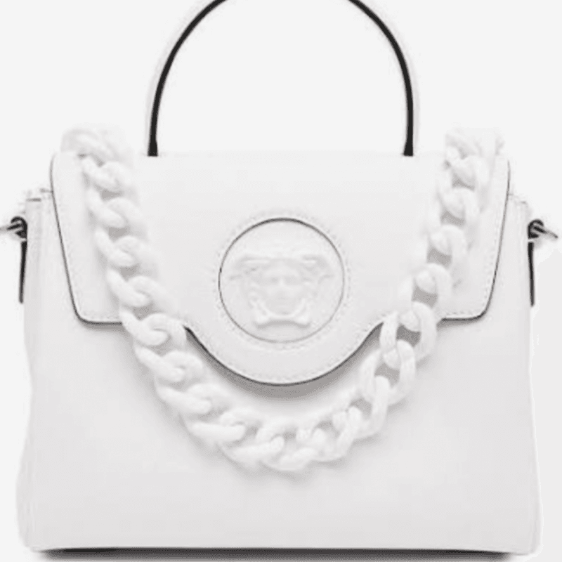 Spoil Me White Versace Purse