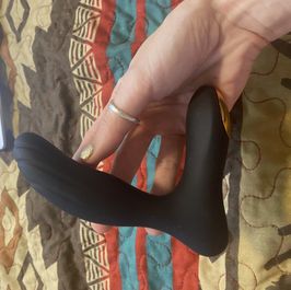 Used Silicone Vibrating Anal Plug