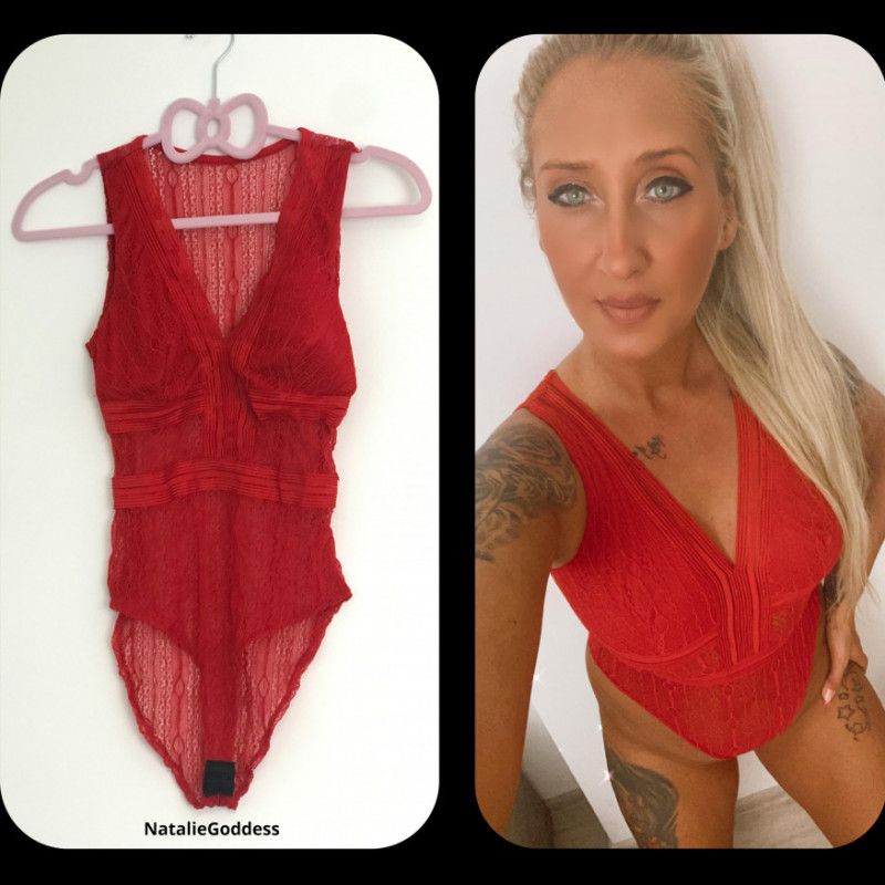 Red Bodysuit Size S