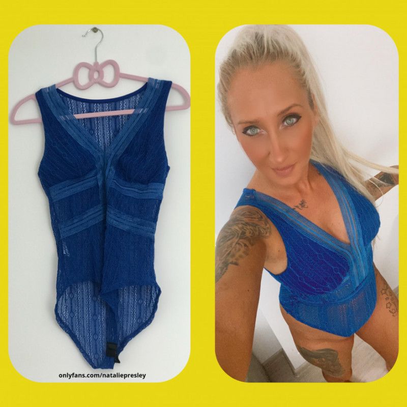 Blue Body Suit Size S