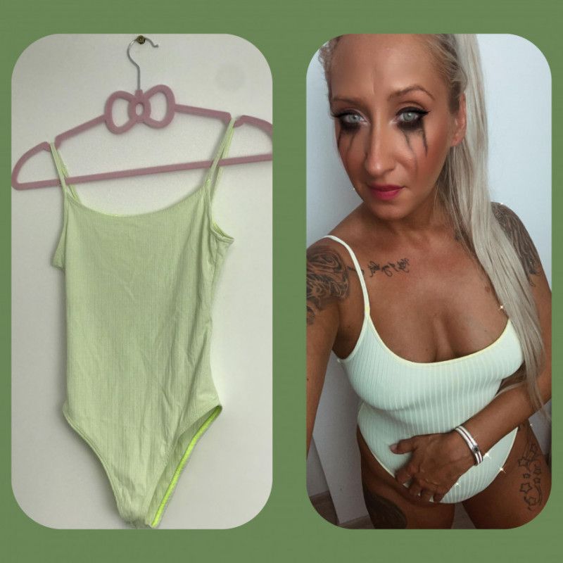 Green Body Suit Size S