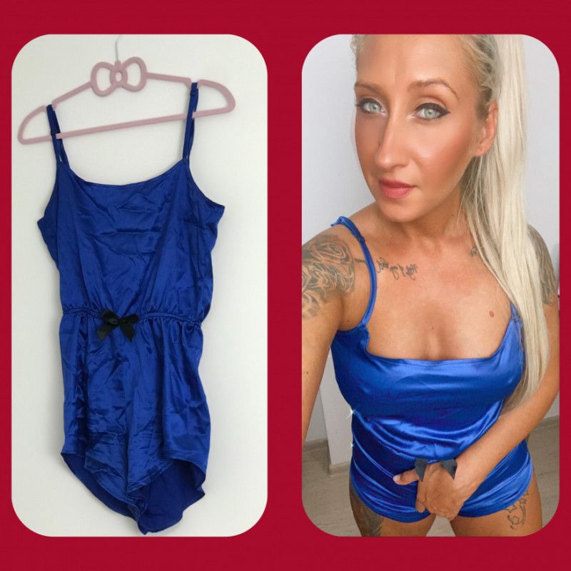 Blue Body Suit Size S