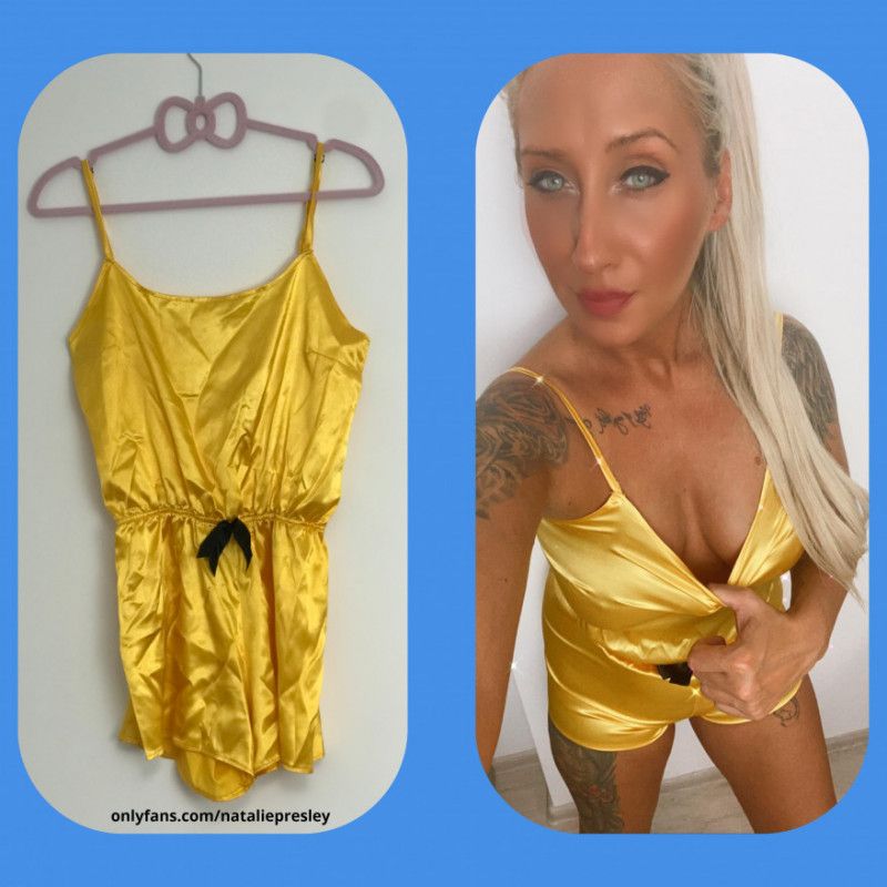 Yellow Body Suit Size S