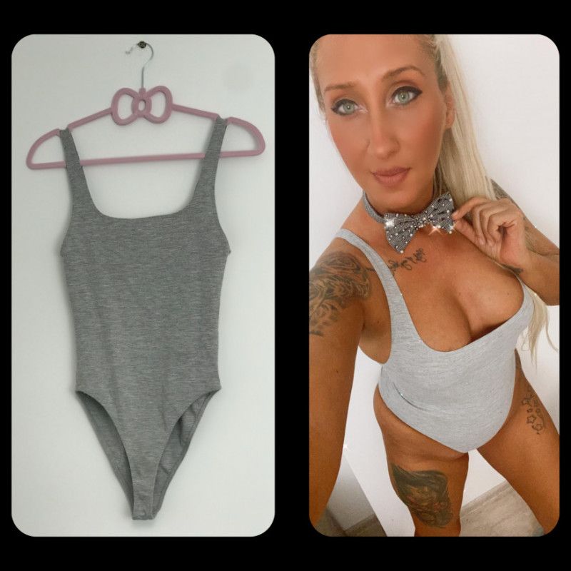 Grey BoDy Suit Size S