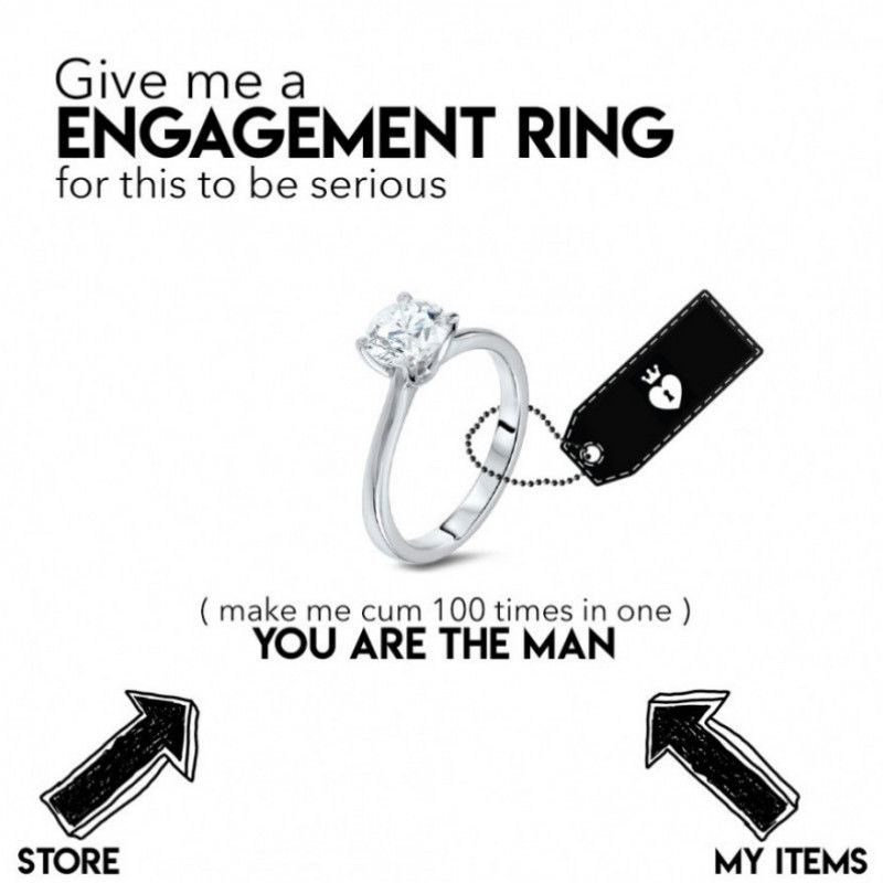 Give me a engagement ring