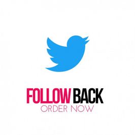 Follow back on Twitter