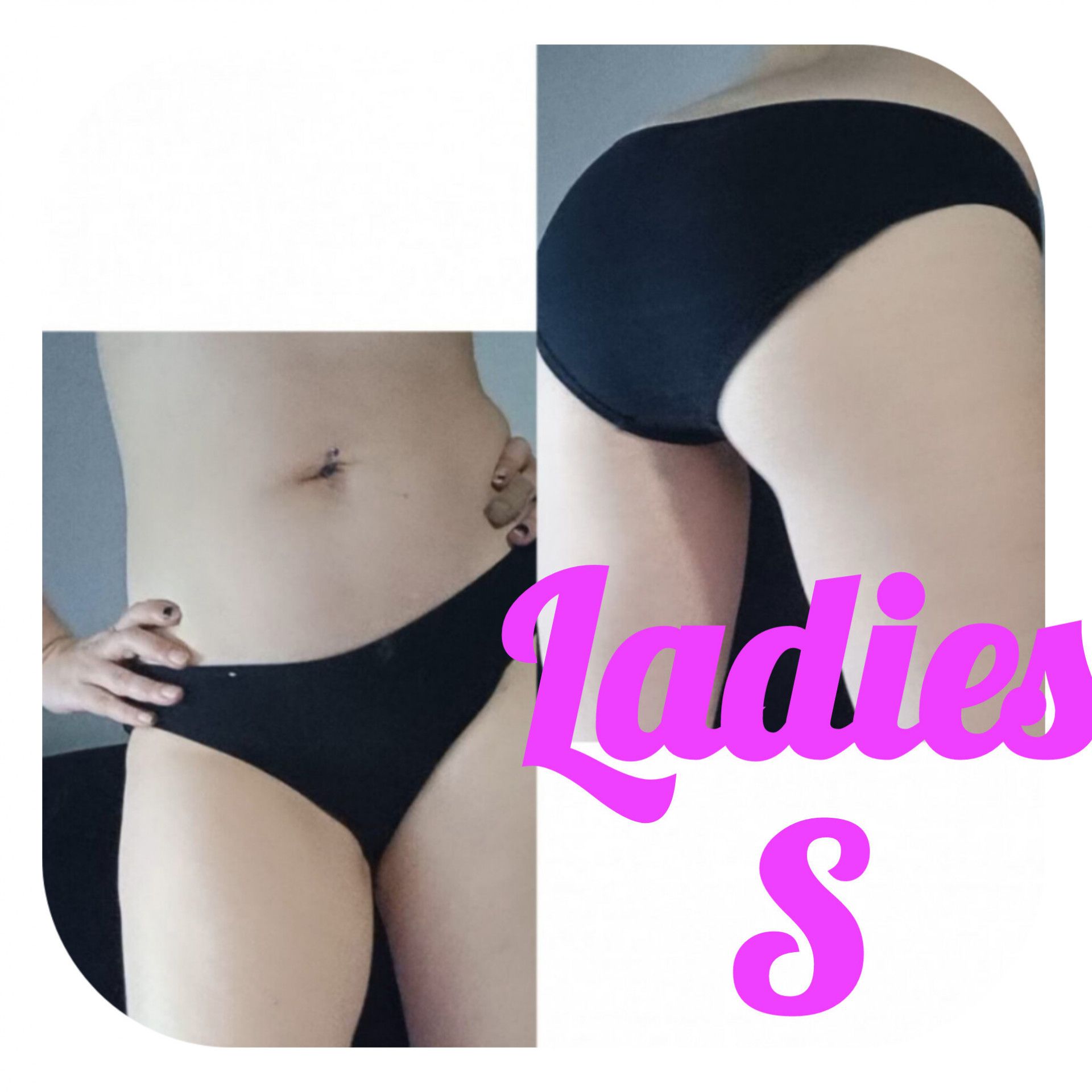 Black cotton fullbacks S everyday wear