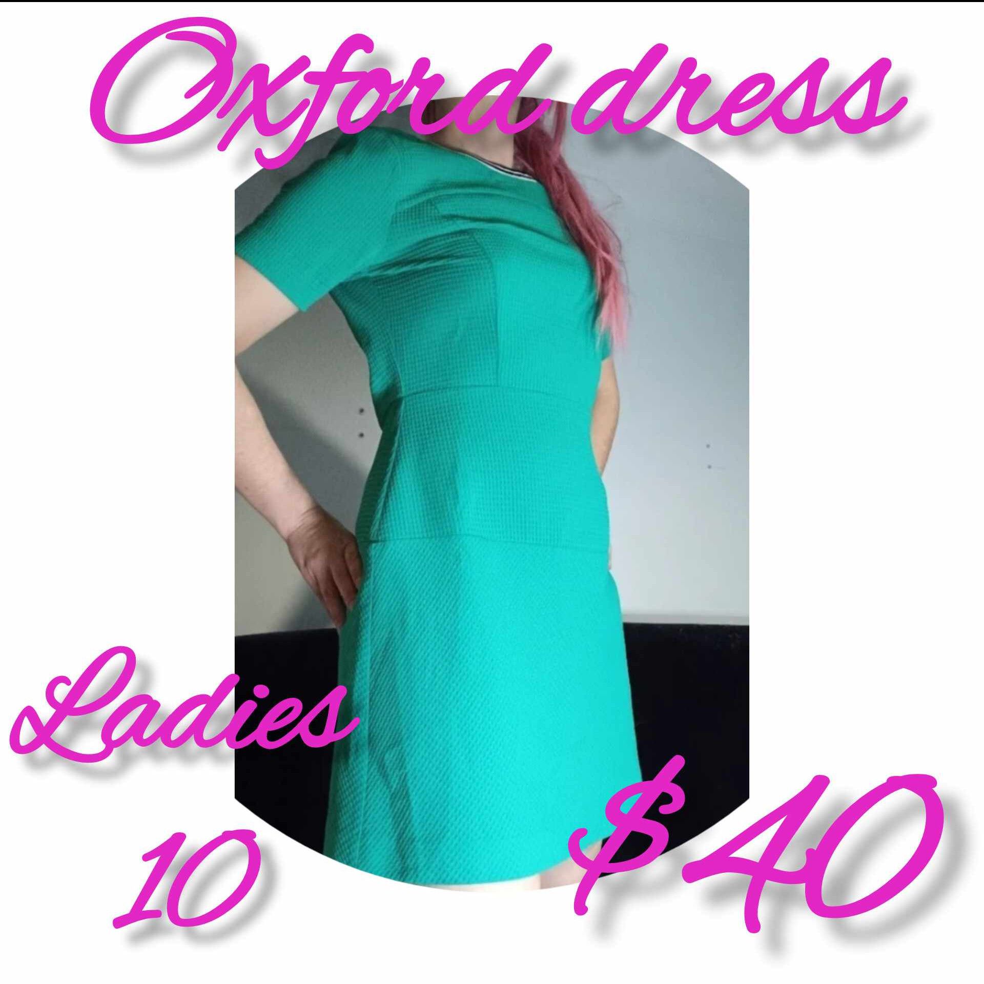 Green Oxford dress Sz 10