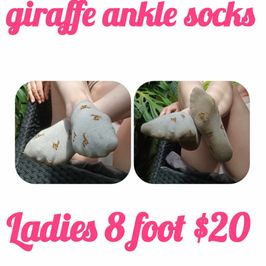 giraffe ankle socks