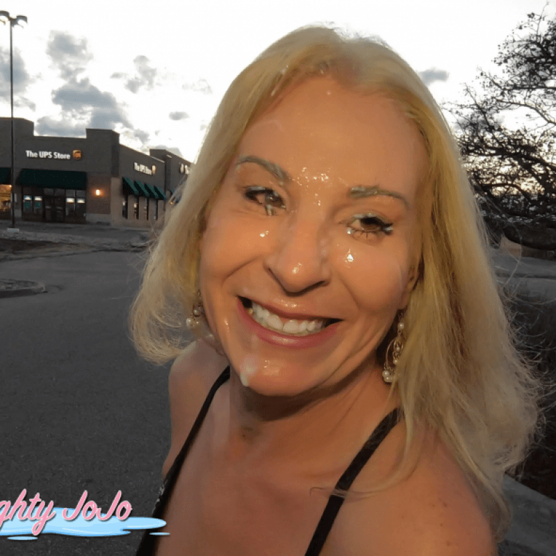 Cum Facial Walk Photo Set