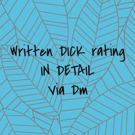 WRITTEN DICK RATING