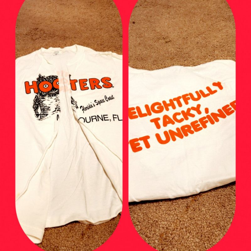 MY HOOTERS RIPPED BIKINI CONTEST SHIRT