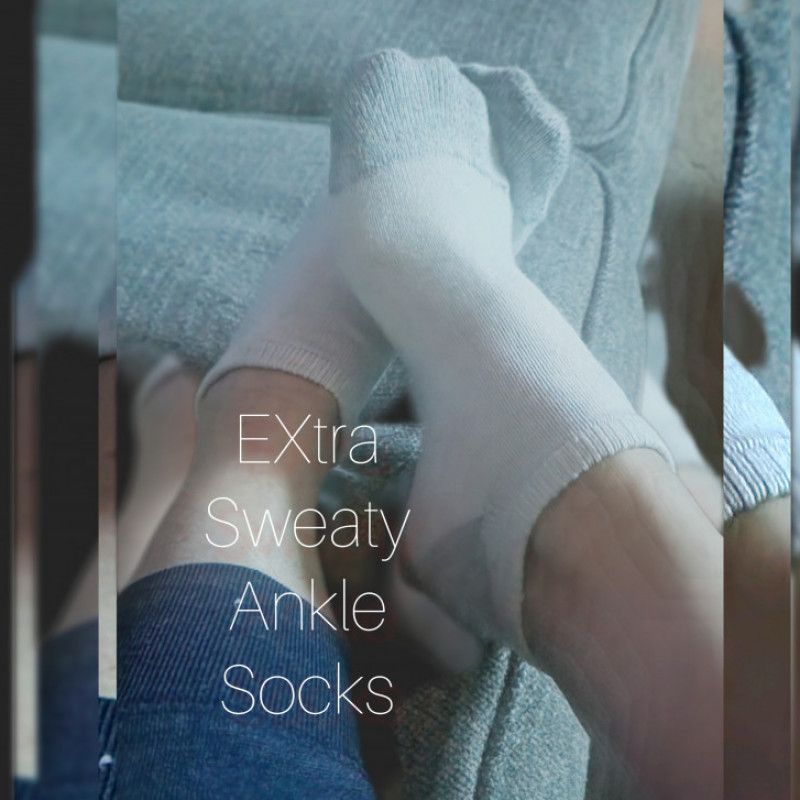 EXTRA SWEATY SMELLY ANKLE SOCKS