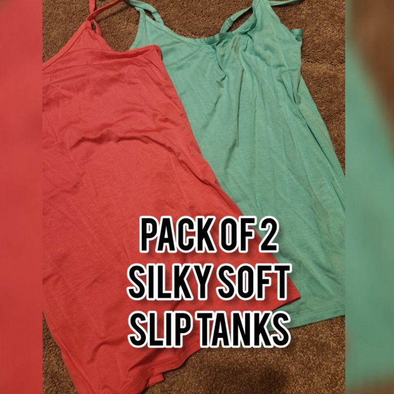 SUPER SOFT SILKY SLIP TANKS