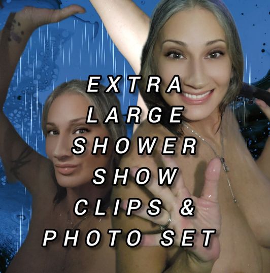 LARGE SHOWER SHOW PHOTO AND CLIP SET