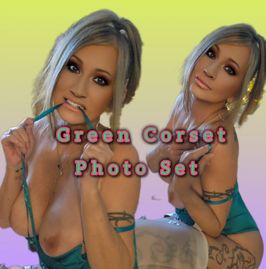 GREEN CORSET PHOTO SET