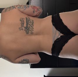 Black lace panties