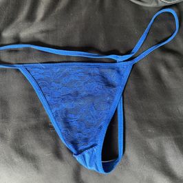 Blue Lace G String