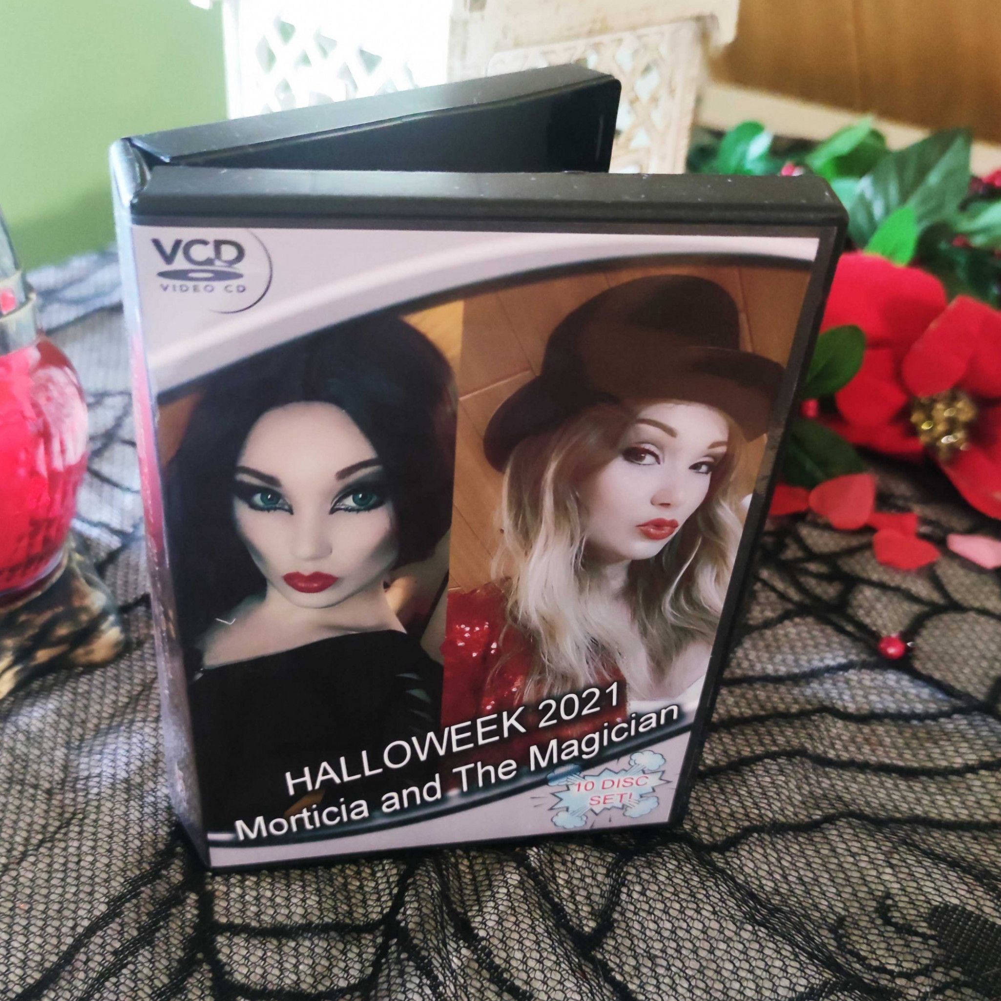 Halloweek 2021 Day 5 and 6 Morticia and the Magician VCD SET