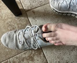 My dirty smelly gym sneakers