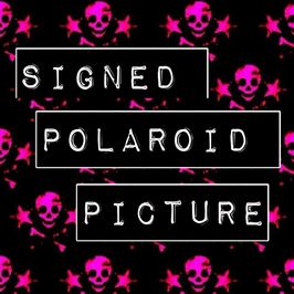 SIGNED POLAROID PICTURE